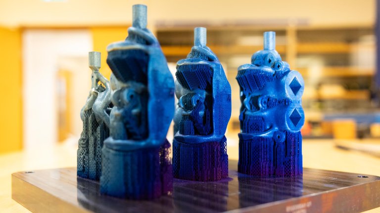3D-printed bremsekaliper.