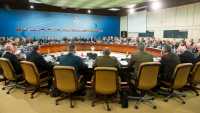 Bilde fra møterommet til Militærrådet, Nato