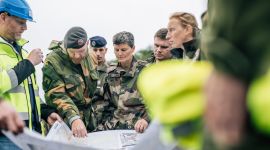 Forsvaret, sivile samarbeidspartnere og allierte styrker er på rekognosering og planlegging mottak i Fredrikstad på Borg havn i forkant av NATO øvelsen Cold Response 2022.