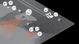 Illustrasjon med ikoner som viser teknologiområder som batteri og droner med flere