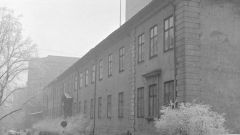 Fasaden til gamle Rikshospitaler i Oslo 1960-tallet