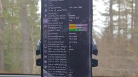 en ordinær Sony Xperia II-mobil