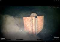 et haleror fra et Sindwinder missil fotografert under vann