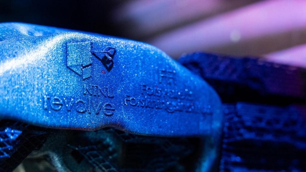 Nærbilde av 3D-printed bremsekaliper.