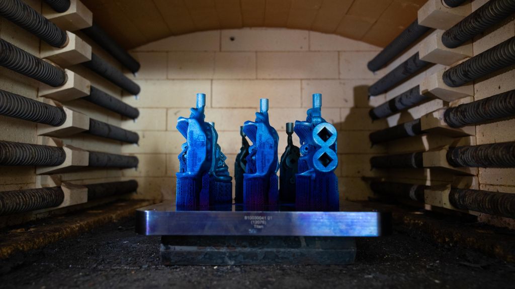 3D-printede bremsedeler.