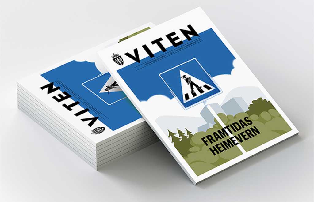 Bilde av bunke med FFIs magasin Viten