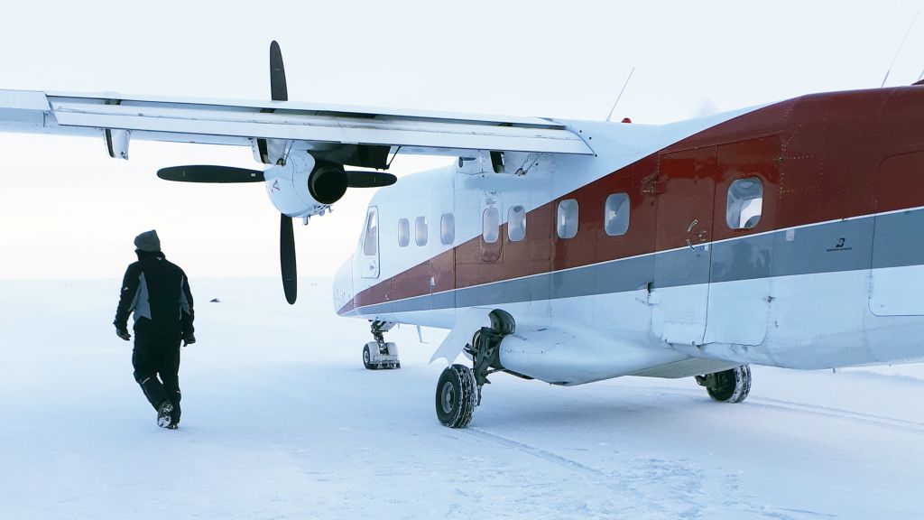 De små transportflyene som flyr til og fra fastlandet føres av lokale «bush pilots».