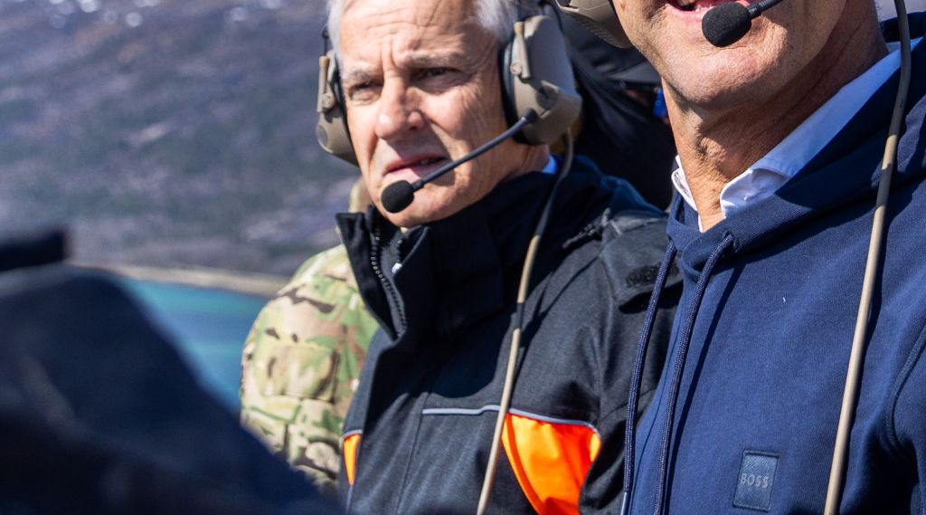 Jonas Gahr Støre og Mark Rutte (NATO).