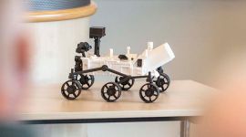 Modell av Mars Rover. Foto