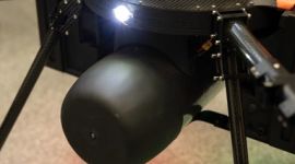 nærbilde av hydrogendrone-prototypen