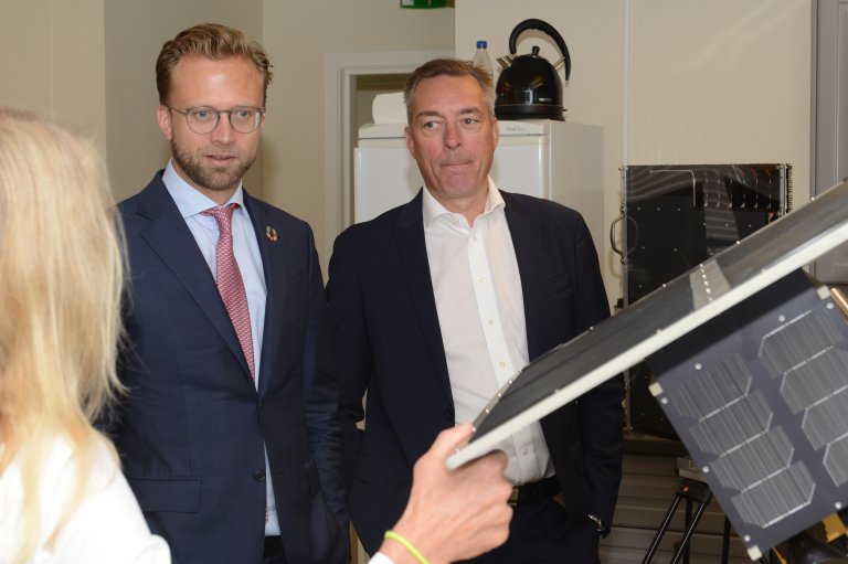 Digitaliseringsminister Astrup og forsvarsminister Bakke-Jensen