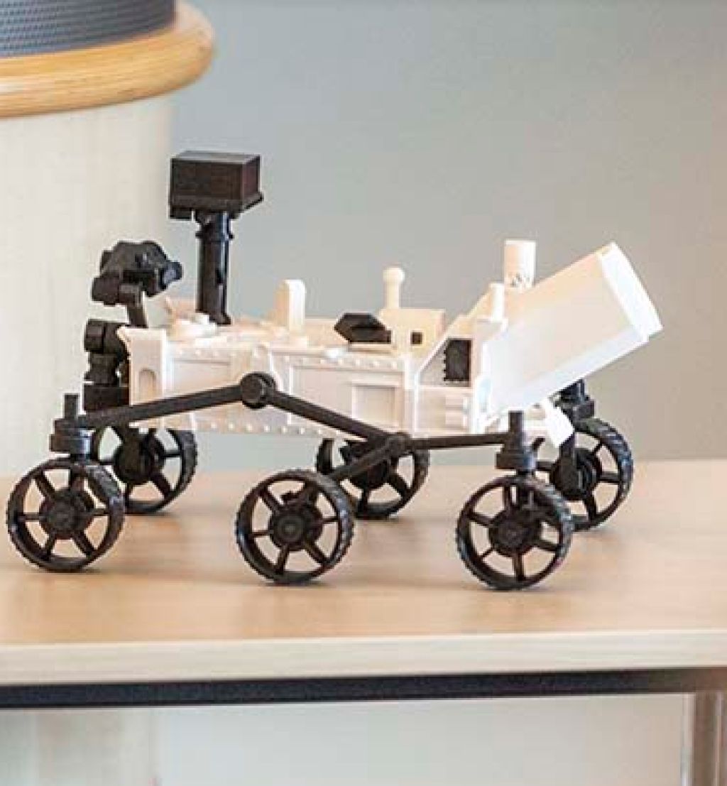 Modell av Mars Rover. Foto