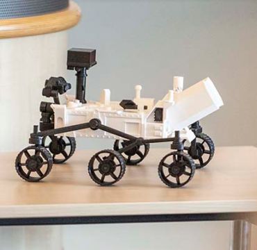 Modell av Mars Rover. Foto