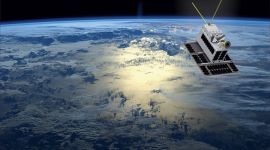 Satellitt sett fra verdensrommet