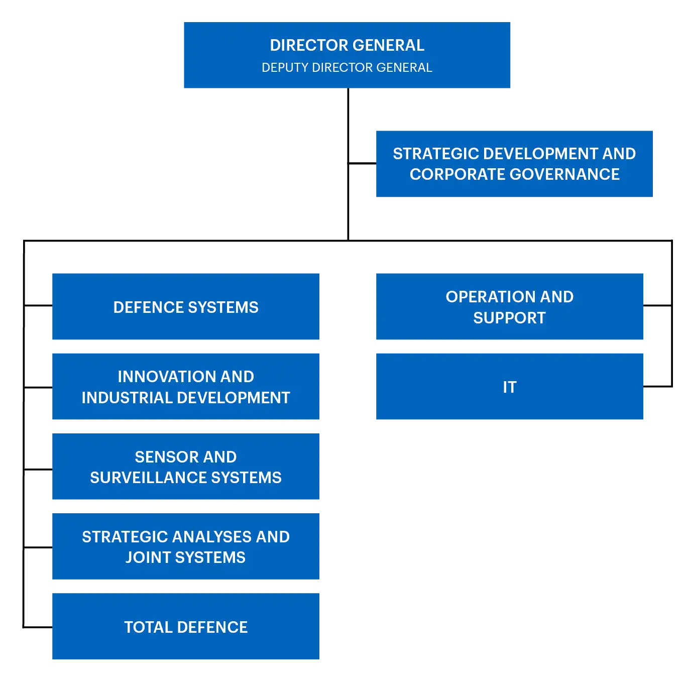 Organizational chart for FFI.