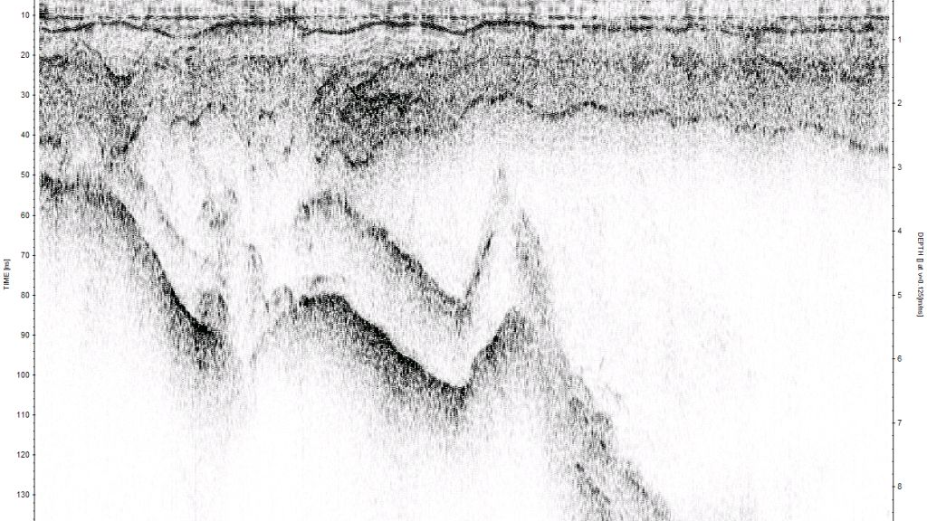 Black and white radar plot