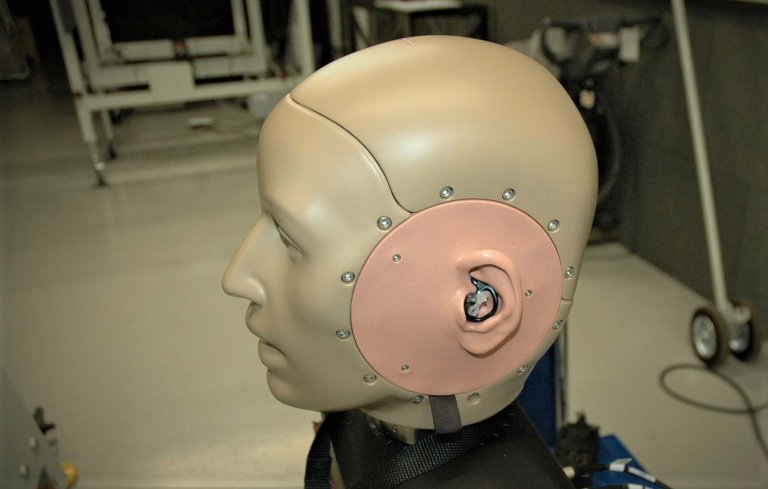 Test head (GRAS 54CB).