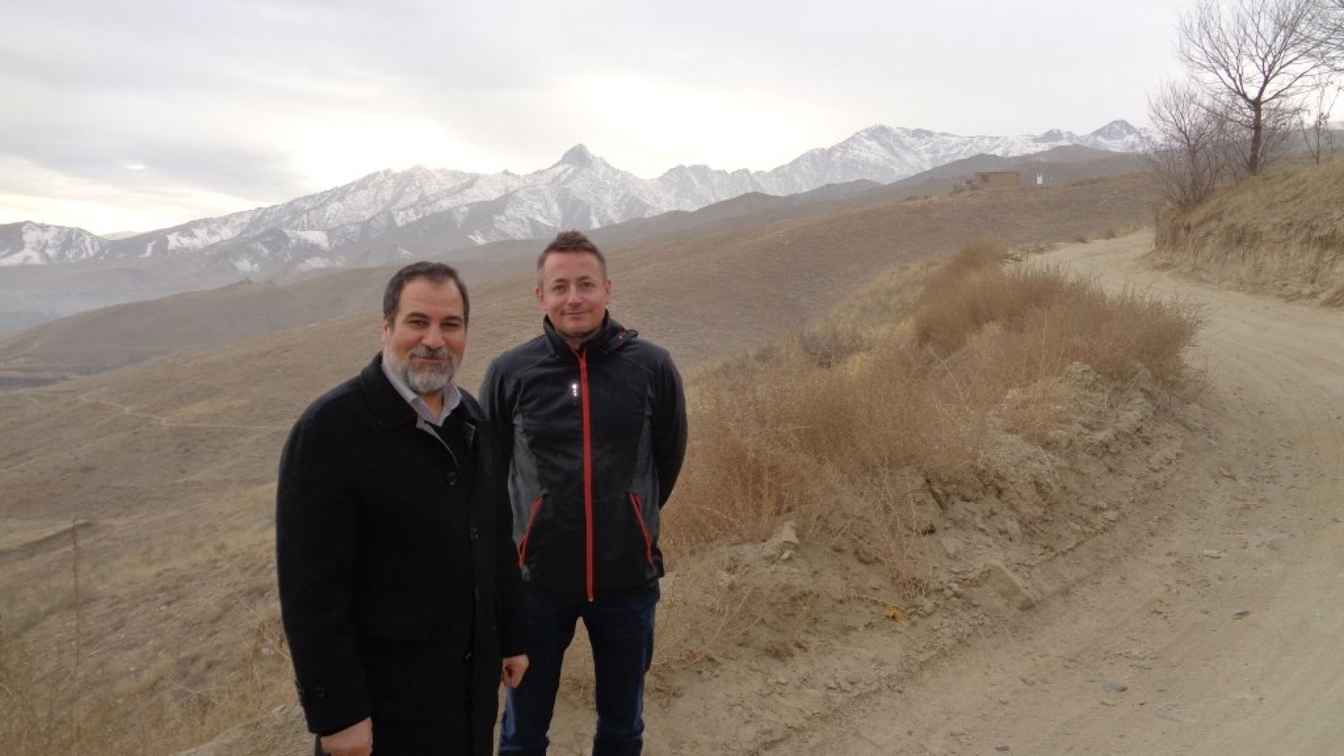Thomas Hegghammer og Abdallah Anas (Abdallah Azzam’s svigersønn) i Paghman, Afghanistan, 2017.