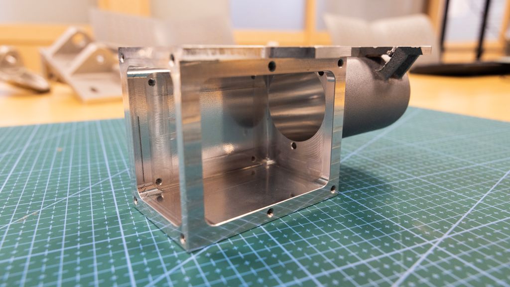 Produkt i metall som er 3D-printet.