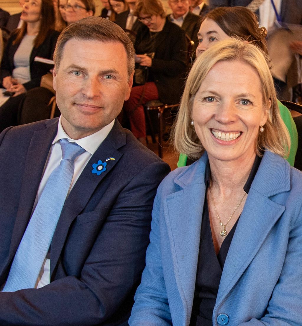 Hanno Pevkur og Marte Gerhardsen.
