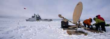 Forsvarsmateriell tester bruk av inklinerte satellitter for å gi bredbånd til Forsvaret nord for Svalbard / Norwegian Defence Material Agency tests satellites north of Svalbard