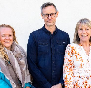 Tre forskarar ved FFI.