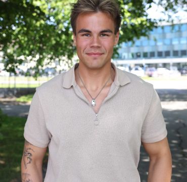 Portrett av Jonas, ein av mange som har hatt sommarjobb ved FFI.