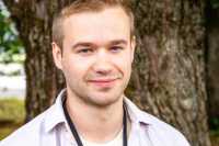 Portrett av sommerstudent Rory.