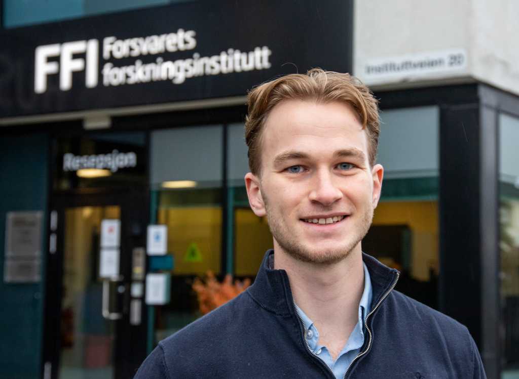 Trym har jobbet ved FFI i sommer.