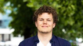 Amund har hatt sommerjobb ved FFI.