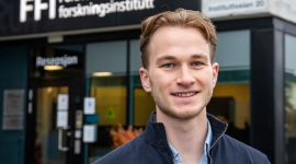 Trym har jobbet ved FFI i sommer.