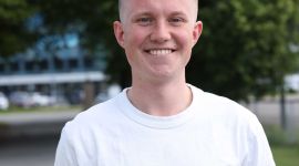 Portrett av Theodor, som har hatt sommerjobb ved FFI sommeren 2025.