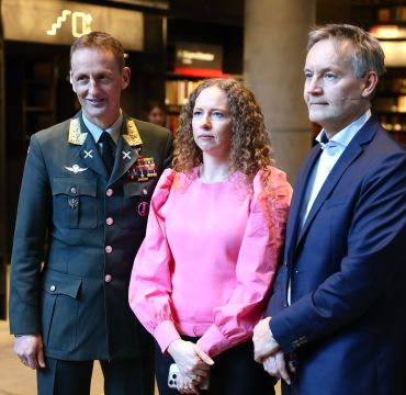 Eirik Kristoffersen (til venstre), Cecilie Sendstad og Espen Skjelland