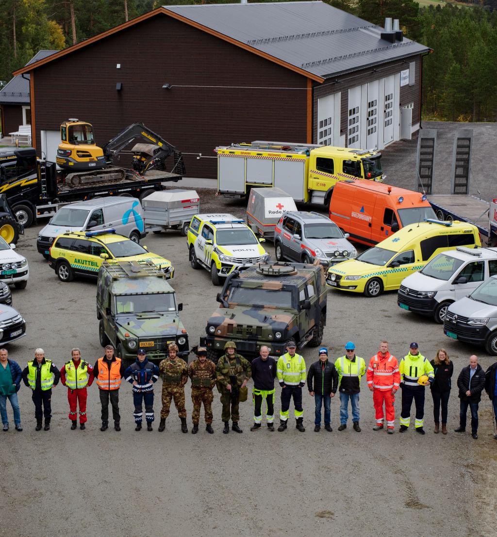 oppstilling av ulike aktører i totalforsvaret